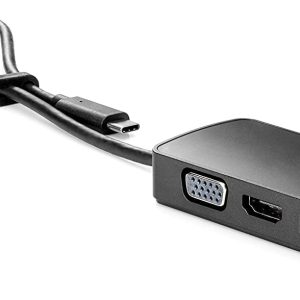 Hp USB-C Travel Hub G2 Hub with Two USB Ports for Your Accessories and Hdmi Or Vga for an External Display. Black