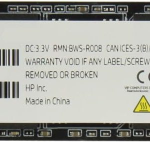 HP SSD S750 M.2 256GB SATA III 3D TLC NAND Internal Solid State Drive (SSD), Black-16L55AA#ACJ with 3 Year Warranty