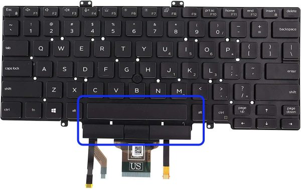 Laptop Keyboard Compatible for DELL Latitude 5400 5401 5410 03J9FC 3J9FC PK132FB2A00DLM18G7 US Layout Keyboard