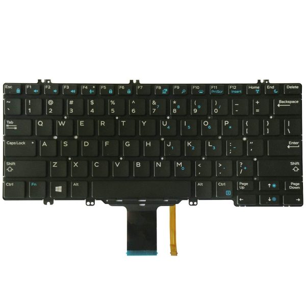 Laptop Keyboard Compatible with Dell Latitude 5290, 7280, 7290, 7390, 5280, 5288, 5289, 7389 Series | US Layout | P/N: PK131S51B00, V160325BS