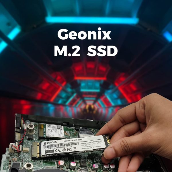 GEONIX M.2 Internal Solid State Drive/SSD 6Gb/s, Fast Performance, Read/Write - 570/500 MB/s, Quad Channel Controller Compatible with PC and Laptop | 5years Warranty | 128GB Storage