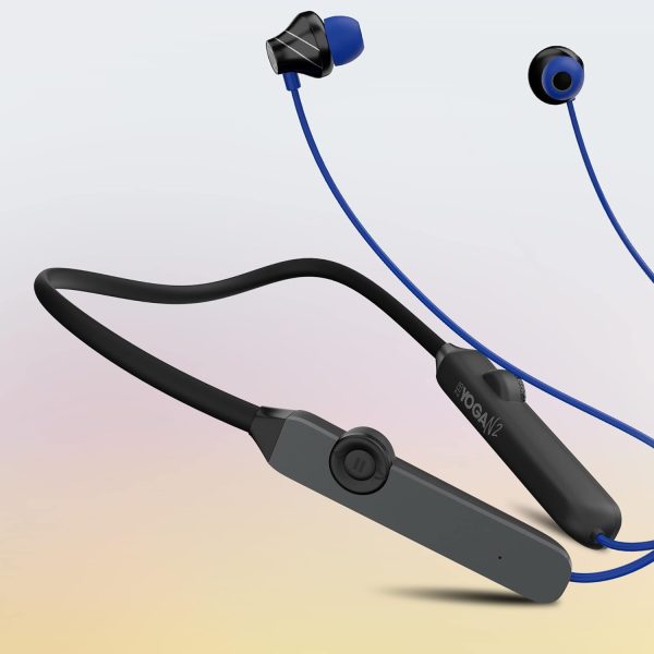 Zebronics Yoga N2 RGB in Ear Neckband with 30H Playtime, ENC Mic, Upto 50ms Gaming Mode, Powerful Bass, Voice Assistant, IPX4, Dual Pairing, BT v5.2, Type C Port, Wireless Earphones with Mic(Blue)