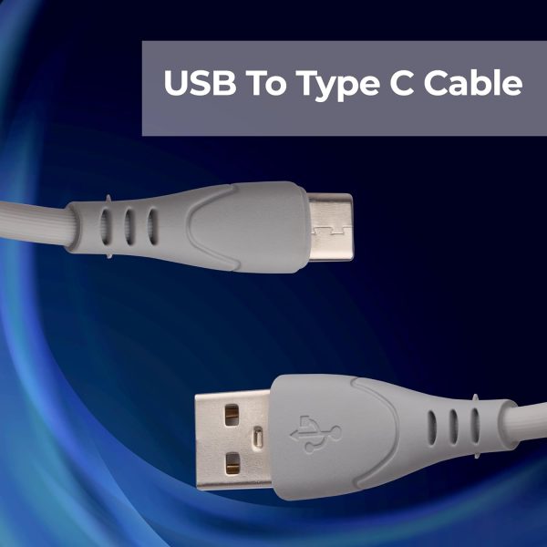 ZEBRONICS UT240 USB - Type C Cable, 18 Watts, Rapid Charging, Charge & Sync, 1.2 Meters| Samsung | OnePlus | Xiaomi | Realme | Oppo