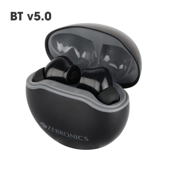 ZEBRONICS Zeb-Sound Bomb 4 with slepndid audio experience and 20 hours* of playback time.(Black)