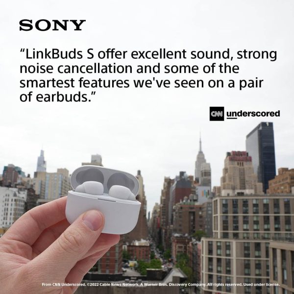 Sony LinkBuds S WF-LS900N Truly Wireless Noise Cancellation Earbuds Hi-Res Audio and 360 Reality Audio with Multipoint, Spotify Tap & Crystal Clear Calling ultralight weight Battery 20Hrs IPX4-Black