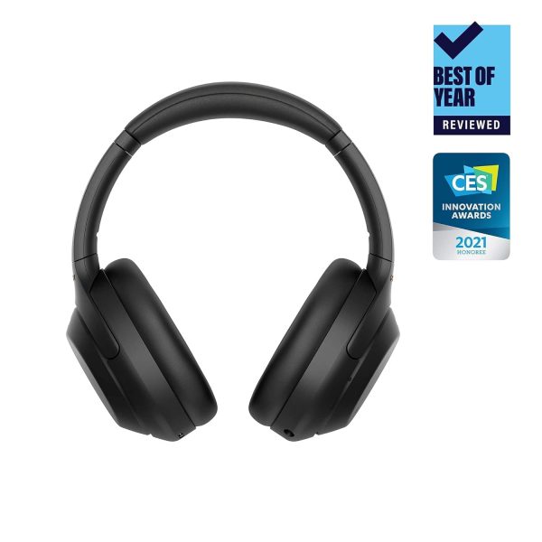 Sony WH-1000XM4 Industry Leading Wireless Noise Cancellation Bluetooth Over Ear Headphones with Mic for Phone Calls, 30 Hours Battery Life, Quick Charge, AUX, Touch Control and Voice Control - Black