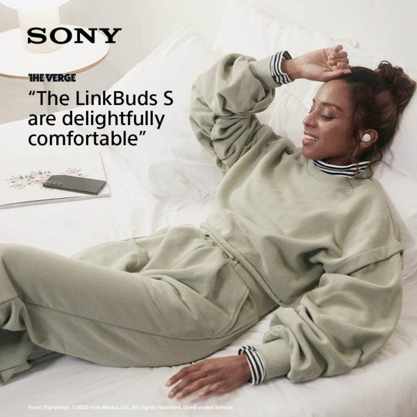 Sony LinkBuds S WF-LS900N Truly Wireless Noise Cancellation Earbuds Hi-Res Audio and 360 Reality Audio with Multipoint, Spotify Tap & Crystal Clear Calling ultralight weight Battery 20Hrs IPX4-White