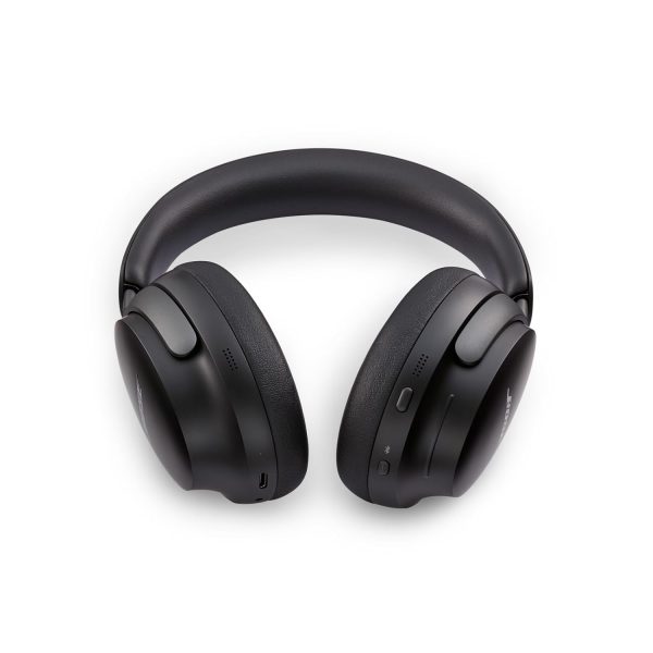 Bose QuietComfort Ultra Wireless Noise Cancelling Over ear Headphones with Spatial Audio, Over-The-Ear Headphones with Mic, Up to 24 Hours of Battery Life, Black