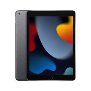 Apple iPad (9th Generation): with A13 Bionic chip, 25.91 cm (10.2″) Retina Display, 64GB, Wi-Fi, 12MP front/8MP Back Camera, Touch ID, All-Day Battery Life – Space Grey