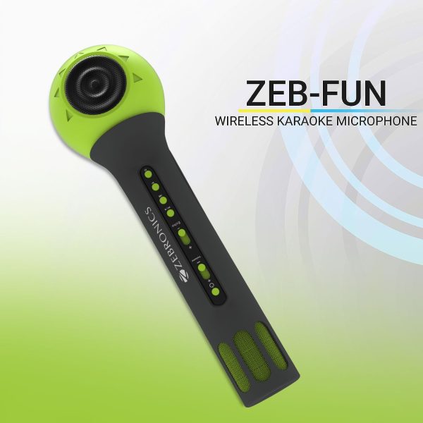 ZEBRONICS -Fun 3 W Bluetooth Speaker, Supporting mSD Card, AUX, Media Control and Mic (Green)