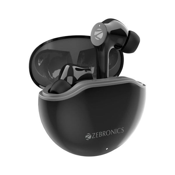 ZEBRONICS Zeb-Sound Bomb 4 with slepndid audio experience and 20 hours* of playback time.(Black)