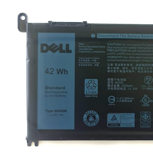 Dell Inspiron 15 (5568/5567) 13 (5368/5378) 7368 42Whr 3Cell Battery (FW8KR)