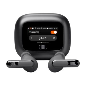 JBL New Launch Live Beam 3,Hi-Res Audio True ANC TWS,Smart Case with Touch Display,48H Playtime,Wireless Charging,6 Mic,Multipoint Connection,Ip55 Proof,in Ear Headphones App,Personi-Fi 3.0 (Black)