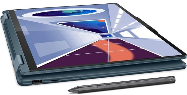 Lenovo Yoga 7 AMD Ryzen 7 7735U 14"(35.5cm) OLED 2-in-1 400Nits Laptop(16GB/1TB SSD/Win 11/Office 2021/Backlit KB/Digital Pen/1Yr Warranty/Alexa/3 Month Game Pass/Tidal Teal/1.49Kg), 82YM0074IN