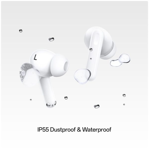 OPPO Enco Air3 Pro True Wireless in Ear Earbuds with Industry first Composite Bamboo Fiber, 49dB ANC, 30H Playtime, 47ms Ultra low latency,Fast Charge,BT 5.3 (White)