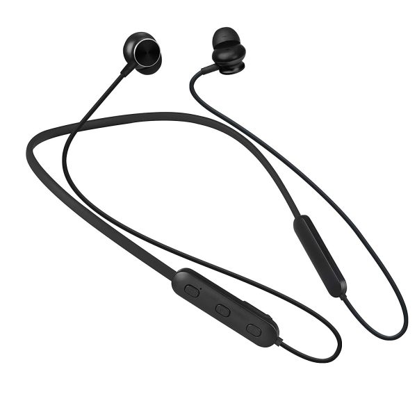 ZEBRONICS Zeb-Slinger in Ear Wireless Neckband Earphone supporting Bluetooth 5.0, Up to 12 Hours Playback, Voice Assistant, for all iPhones/Smartphones/Tablets (Black)