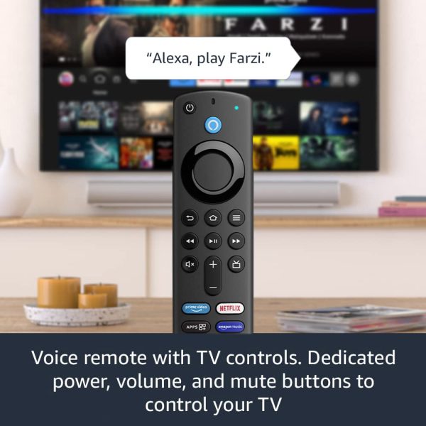 Amazon Fire TV Stick with Alexa Voice Remote (includes TV and app controls) | HD streaming device