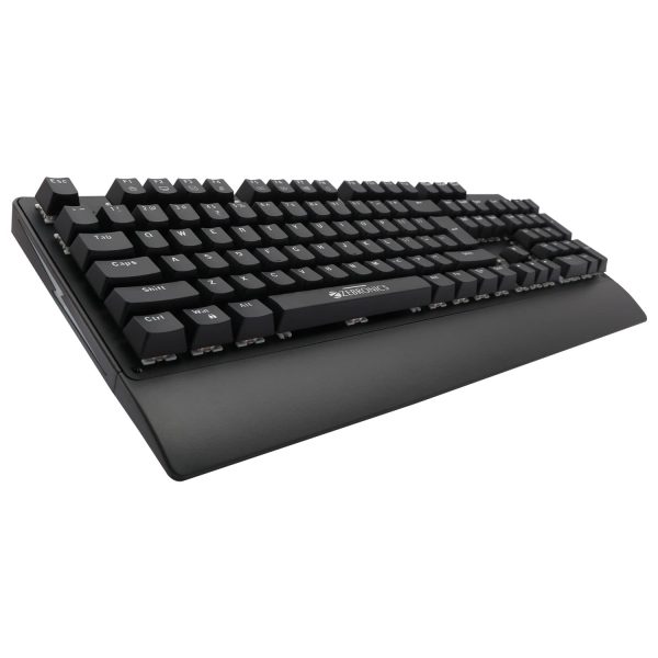 ZEBRONICS Zeb-Nitro 1 Heavy Duty 104 Keys Mechanical Keyboard with 1.8 Meter Braided Cable, Gold Plated USB Connector, Rupee Key, N-Key Rollover