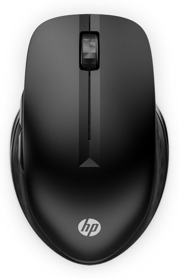 HP 430 Multi-Device Bluetooth Wireless Mouse with 4 Programmable Buttons/ 800 DPI - 4000 DPI/Fast Scrolling/Compatibility to Windows, macOS, Chrome OS/Black, 3 Years Warranty