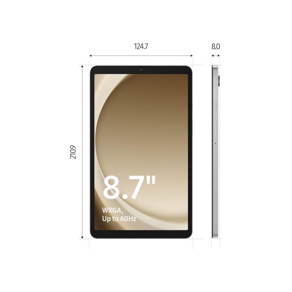 Samsung Galaxy Tab A9 22.10 cm (8.7 inch) Display, RAM 4 GB, ROM 64 GB Expandable, Wi-Fi+4G, Tablet, Gray