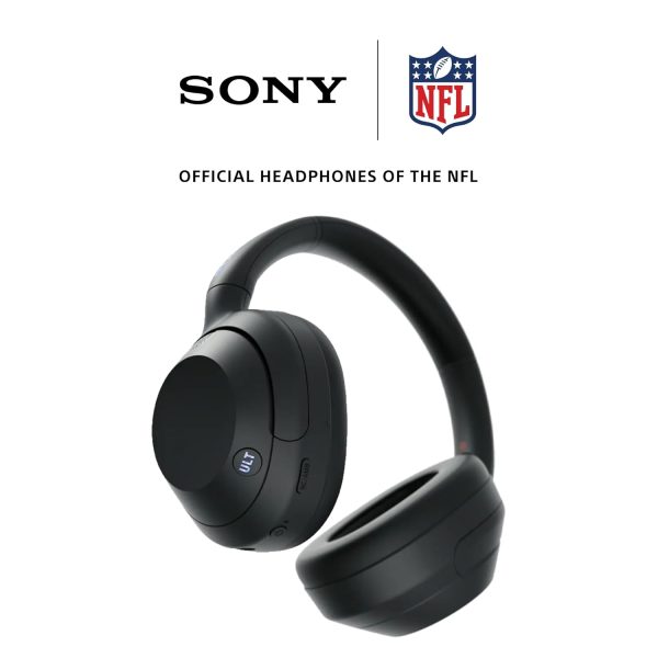 Sony New Launch ULT WEAR Wireless Bluetooth Headphones(WH-ULT900N) with Massive Bass,Active Noise Cancelling,Battery 50Hrs(w/o NC) & 30Hrs(NC),10Min Charge=5Hrs Playback, 360 RA, Fast Pair-Black