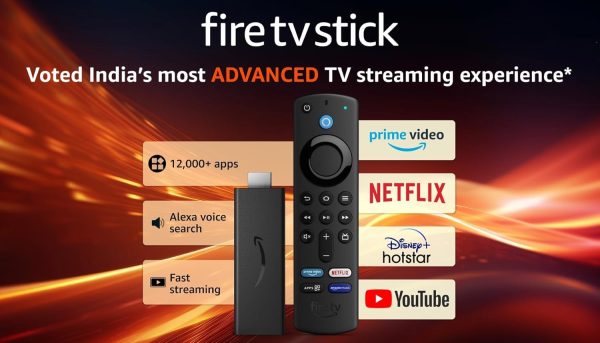 Amazon Fire TV Stick with Alexa Voice Remote (includes TV and app controls) | HD streaming device