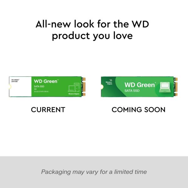 Western Digital WD Green M.2 240GB, Up to 545MB/s, 2.5 Inch/7 mm, 3Y Warranty, Internal Solid State Drive (SSD) (WDS240G3G0B)