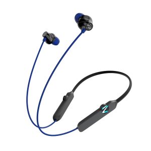 Zebronics Yoga N2 RGB in Ear Neckband with 30H Playtime, ENC Mic, Upto 50ms Gaming Mode, Powerful Bass, Voice Assistant, IPX4, Dual Pairing, BT v5.2, Type C Port, Wireless Earphones with Mic(Blue)