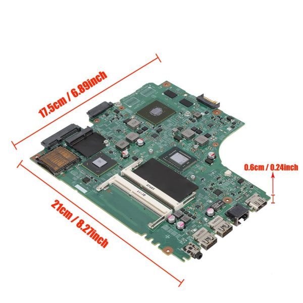 Computer Motherboard Mainboard， Laptop Notebook Computer Motherboard with I3 CPU for DELL 3421/2421/5421