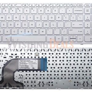 Laptop Keyboard for HP Pavilion 15-D 15-E 15-G 15-R 15-N 15-S 15-H 15-A Series (White)