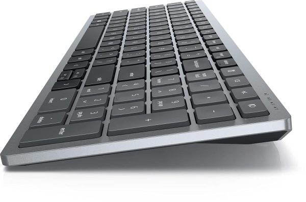 Dell-KB740 Compact Multi-Device Wireless Numeric Keyboard, 2.4 GHz, Bluetooth 5.0, Mute, Volume -, Volume +, Adjustable Height