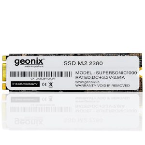 GEONIX M.2 Internal Solid State Drive/SSD 6Gb/s, Fast Performance, Read/Write - 570/500 MB/s, Quad Channel Controller Compatible with PC and Laptop | 5years Warranty | 128GB Storage