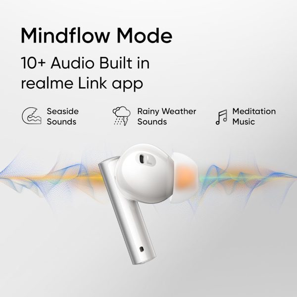 realme Buds Air 6 Tws in Ear Earbuds with 12.4 Mm Deep Bass Driver, 40 Hours Play Time, Fast Charge,50 Db Anc,Lhdc 5.0, 55 Ms Low Latency, Ip55 Dust & Water Resistant, Bluetooth V5.3 (Flame Silver)