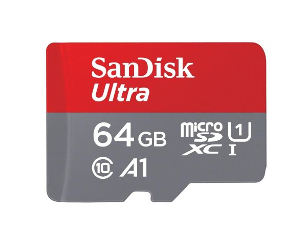 SanDisk Ultra 64GB microSDXC UHS-I, 140MB/s R, Memory Card, 10 Y Warranty, for Smartphones