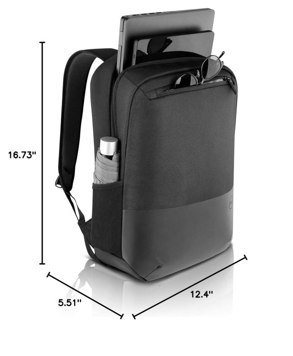 Dell Pro Slim Backpack 15 - PO1520PS - Fits Most laptops up to 38.1 cm (15 inches, Black)