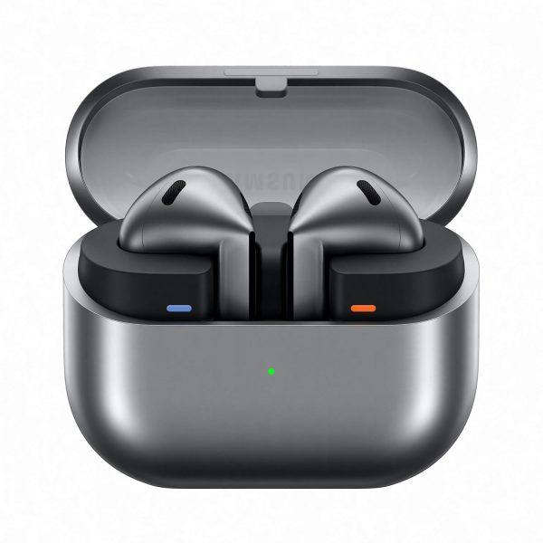 Samsung Galaxy Buds 3 (Silver) with Galaxy AI Powered Real-time Interpreter | 24-bit Hi-Fi Audio | Up to 36H Battery | IP57