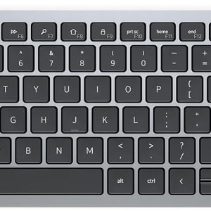 Dell-KB740 Compact Multi-Device Wireless Numeric Keyboard, 2.4 GHz, Bluetooth 5.0, Mute, Volume -, Volume +, Adjustable Height