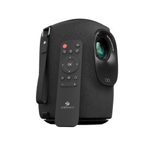 ZEBRONICS PIXAPLAY 24, Smart LED Vertical Projector, 4000 Lumens, 1080p Support, 160" Screen Size, Auto Focus & Keystone, Bluetooth, WiFi, HDMI (ARC), USB, AUX, APP Support, Miracast