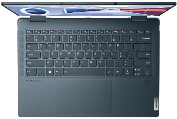 Lenovo Yoga 7 AMD Ryzen 7 7735U 14"(35.5cm) OLED 2-in-1 400Nits Laptop(16GB/1TB SSD/Win 11/Office 2021/Backlit KB/Digital Pen/1Yr Warranty/Alexa/3 Month Game Pass/Tidal Teal/1.49Kg), 82YM0074IN