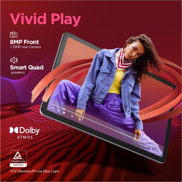 Lenovo Tab M11 with Pen| Wi-Fi Connectivity| 8 GB RAM, 128 GB ROM|11 Inch Screen| 90 Hz, 72% NTSC, FHD Display| Quad Speakers with Dolby Atmos|Octa-Core Processor |13 MP Rear Camera