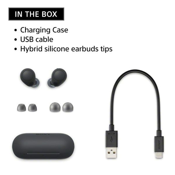 Sony WF-C700N Bluetooth Truly Wireless Active Noise Cancellation in Ear Earbuds,360 RA, Multipoint Connection, 10 mins Super Quick Charge, 15hrs Battery, IPX4 Rating, Fast Pair, App Support-White