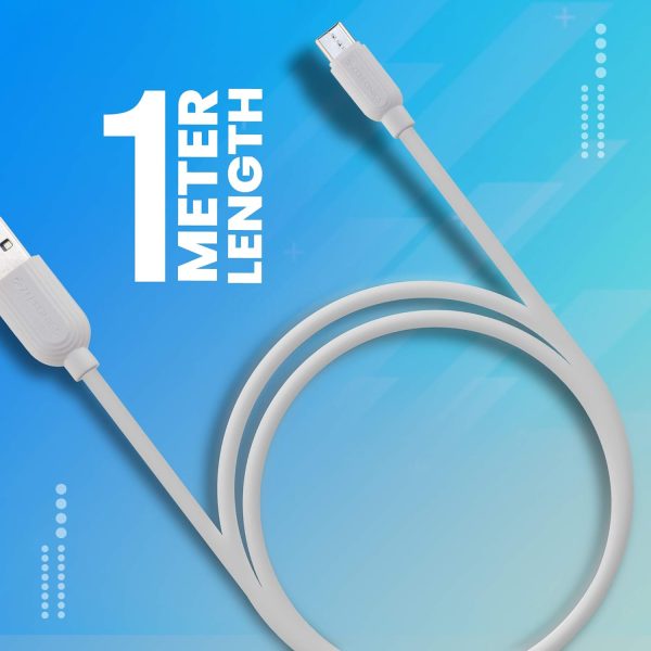 ZEBRONICS Zeb-TU300C USB to Type C Cable, Charge and Sync for Tablet, Smartphone - 1 Meter Length (White)