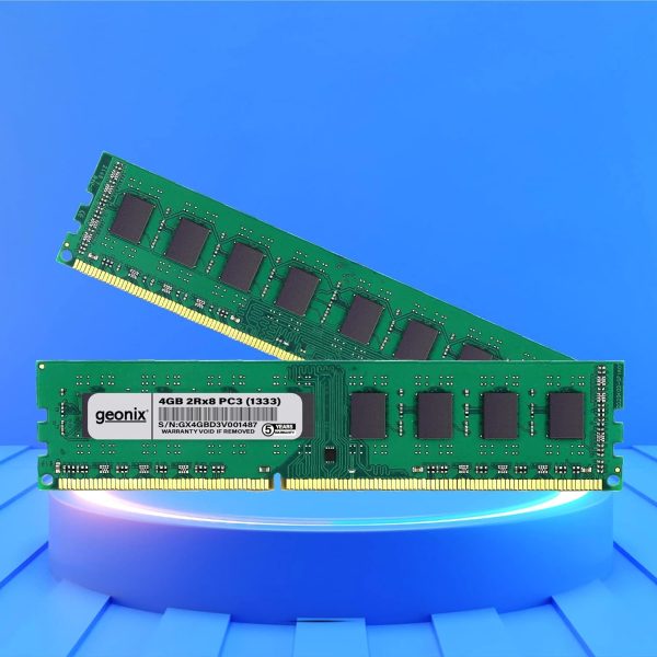 Geonix Desktop RAM, 4 GB DDR3, Frequency-1333 Mhz, (8x2) IC, 240 Pin, 5 Years Warranty