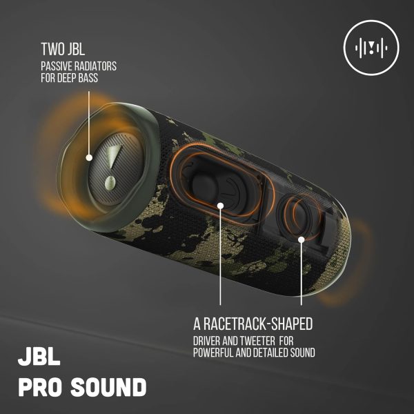 JBL Flip 6 Wireless Portable Bluetooth Speaker Pro Sound, Upto 12 Hours Playtime, IP67 Water & Dustproof, PartyBoost & Personalization App (without Mic, Squad)