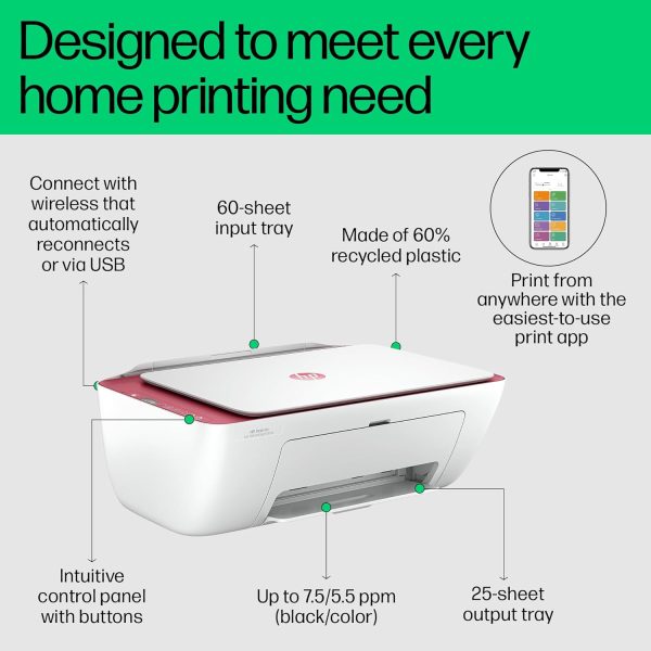 HP Ink Advantage Ultra 4929 Print, Copy, Scan, Self Reset WiFi, Smart App Setup, Print per Page Cost Starting at 44paise/Page with 2 Additional Sets of Inks, Ideal for Home