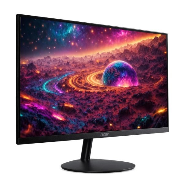 Acer SA322QU 31.5 Inch WQHD 2560x1440 Resolution IPS Ultra Slim (7.2mm) Backlit LED LCD Monitor I 75 Hz Refresh I 1 MS VRB I HDR 10 I AMD Free Sync I 2xHDMI 1xDP I Stereo Speakers I Eye Care I Black