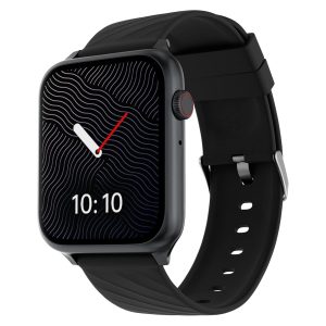 ZEBRONICS Iconic LITE AMOLED Smartwatch with Bluetooth Calling, 100+ Sport Modes, IP67, 1.78" 2.5D Curved Display, Voice Assistant, 10 Built-in/Customizable Watch Faces and Sleep Monitor (Black)