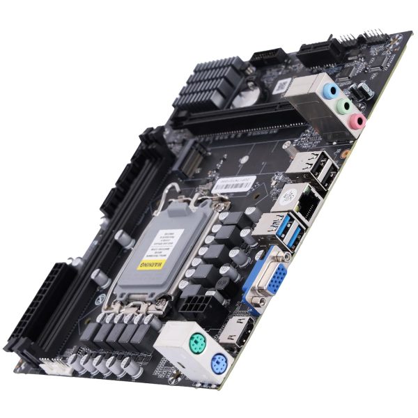 ZEBRONICS H610M2 Micro-ATX Motherboard for LGA 1700 Socket, Supports Intel 12th & 13th Generation Processors, M.2 Slot, 5.1 Audio, DDR4 3200 MHz, Ports (RJ45 | SATA | USB 3.0 | HDMI)