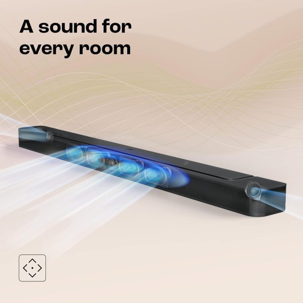 JBL Bar 500 Pro Dolby Atmos® Soundbar with Wireless Subwoofer, 5.1 Channel, 3D Surround, Multibeam™, HDMI eARC with 4K Dolby Vision pass-through, One App, Bluetooth, Wi-Fi & Optical Input (590W)