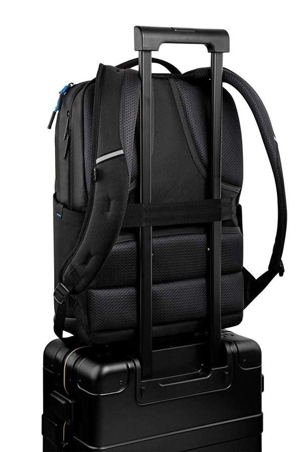 Dell Made with a More Earth-Friendly Solution-Dyeing Process Than Traditional Dyeing processes and Shock-Absorbing EVA Foam Pro Backpack 15 (PO1520P, Black)